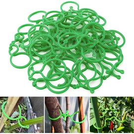 Yungeln Pack of 200 Plant Clips, Tomato Clips, Plastic Tomato Clips for Climbing Plants