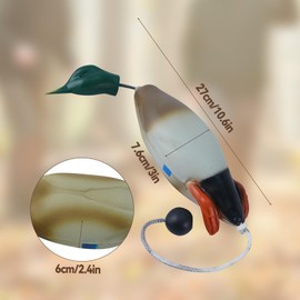 SYWAN Duck Dog Training, Pheasant Dog Training Dummies for Dog Training Hunting Dog Accessories Dogs Training Dummy Bumper Retriever Floating De-ad Bird Fowl Trainer Hunting Retriever (Duck)