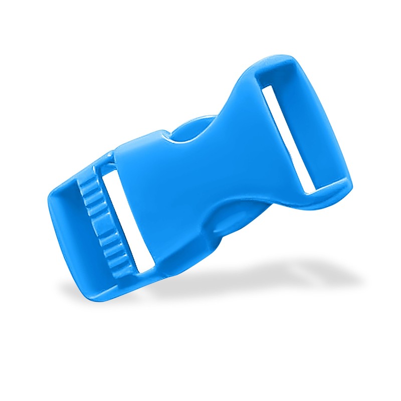 4 Pcs Blue Side Release Plastic Buckles 3/4 Inch (20mm)