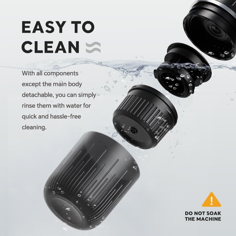 BENFUCHEN Portable Espresso Machine For Travel, USB-C Charging, Self-Heating Electric