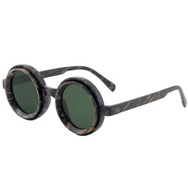 Cyxus Adjustable Tint Sunglasses 1-9 Gears Rounded Polarized Glasses with ND Filter Lenses Advanced ND Filter Lens Technology P1323