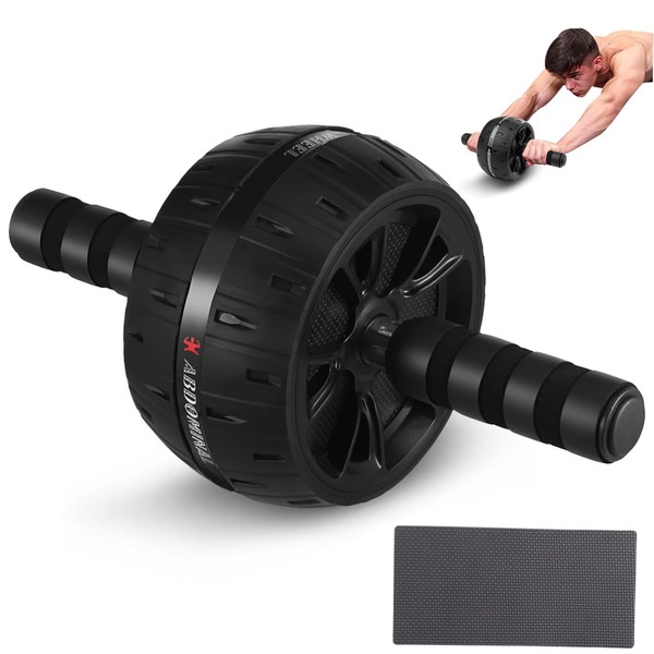 Sosoport Ab Wheel Fitness Equipment Roller Abswheel Fitness Abdominal Trainer