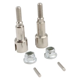 GDOOL M16107 Metal Rear Wheel Shafts & Pins & Lock Nut M4 Accessories Spare Parts for 1:16 16889 16890 RC Cars