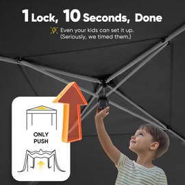 Quictent Privacy 8x8 Pop up Canopy Tent with Sidewalls and Roll-up Ventilated Windows, One Person Easy Setup, Outdoor Commercial Gazebo Shelter Enclosed Waterproof, Bonus 4 Sandbags