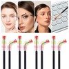 50Pcs Disposable Mascara Wands Spoolie Brush Crystal Eyebrow Brushes Mascara
