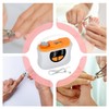 Electric Toenail Clippers,Polishing Automatic Fingernail Trimmer | 3-Speed LED Quiet
