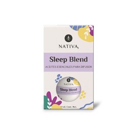 Sleep Blend | Aromaterapia Para Difusor | Duerme Profundo | Crea un Ambiente de Relajación Profunda y Tranquilidad | Aceites Esenciales 100% Puros de Naranja Dulce, Lavanda, Manzanilla y más. | Uso Tópico diluido | NATIVA5 11ml