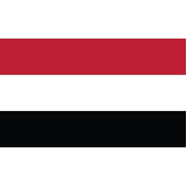 JMM Industries Yemen Flag Vinyl Decal Sticker الجمهورية اليمنية Car Window Bumper 2-Pack 5-Inches by 3-Inches Premium Quality UV-Resistant Laminate PDS571