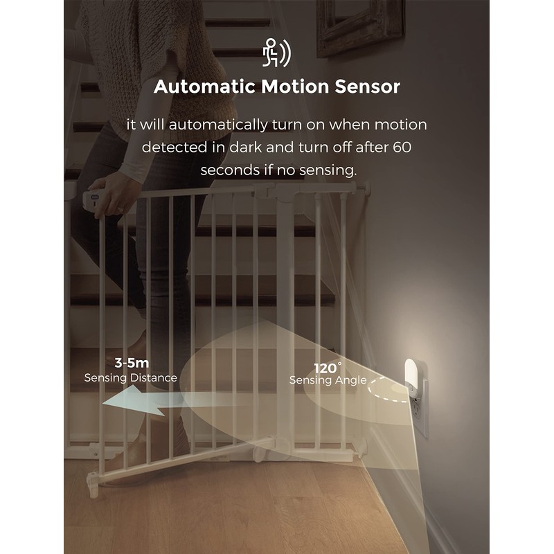 L LOHAS LED Motion Sensor Night Light, [2 Pack] Motion