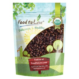 Turkish Organic Raisins, 8 Ounces — Sun Dried Thompson Seedless Select Grapes, Non-GMO, Raw, No Sugar added, Pesticide-Free, Kosher, Vegan, Lightly Coated with Organic Sunflower Oil