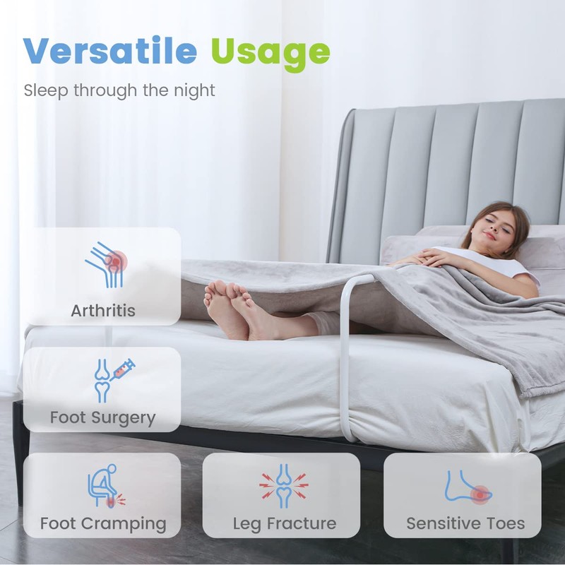 OasisSpace Blanket Lifter for Feet - Bed Cradle for Feet,