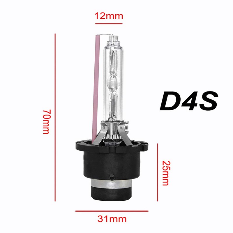 2pcs D4S 12000K HID Bulbs 12V 35W Xenon HID Bulbs