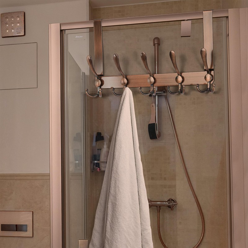 Dseap Over The Door Hook Hanger - 5 Tri Hooks,