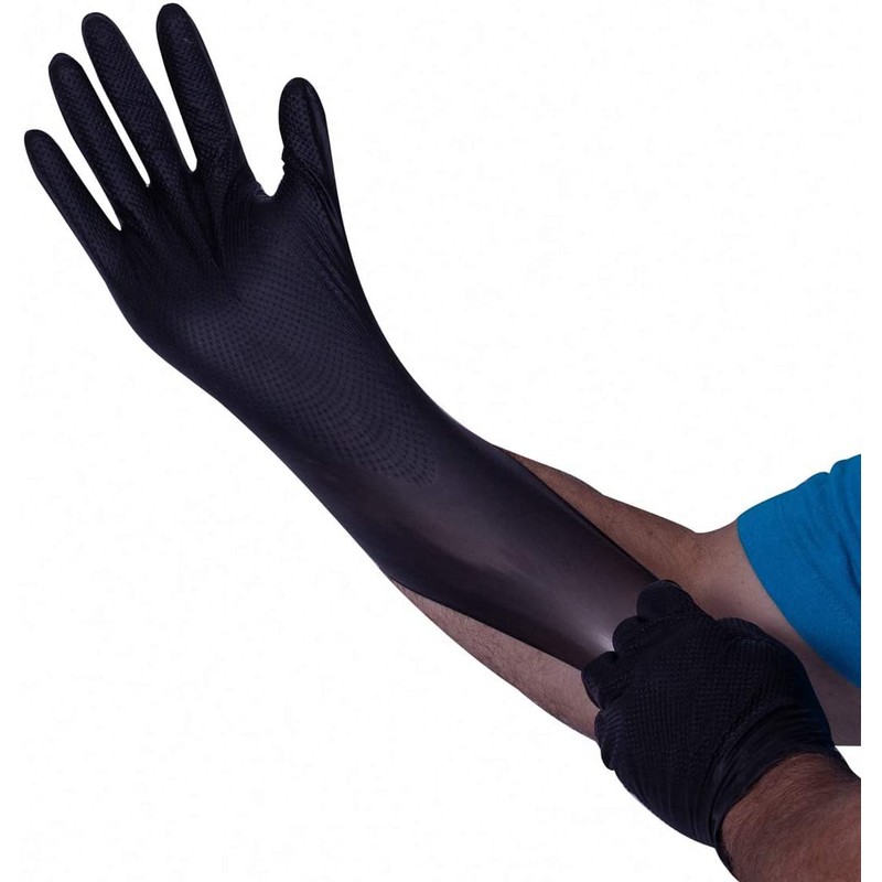 Premium Guard - Nitrile Gloves Heavy Duty 8 Mil Disposable,