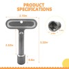 Honkador P1300-PART-13-KEY Fire Hydrant Water Spigot Key, Water Key for