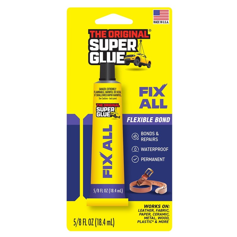 Fix-All Adhesive – Multi-Purpose Solvent Glue & Sealer, 1 oz