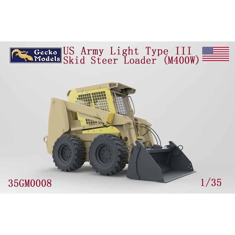 Gecko Models 35GM0008 US Army Light Type III Skid Steer