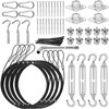 Sun Shade Sail Hardware Kit,304 Stainless Steel Cable Wire with
