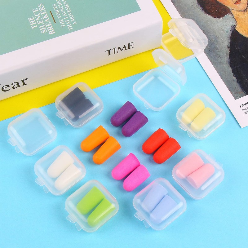 DERAYEE Ear Plugs, 10 Pairs Ear Plugs for Sleeping, Noise