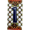 Escanver Numero Talavera Tradicional Residencial Casa Decorativo 15cm