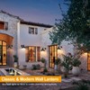Outdoor Wall Lights - 2-Pack Black Wall Sconces, Farmhouse Barn