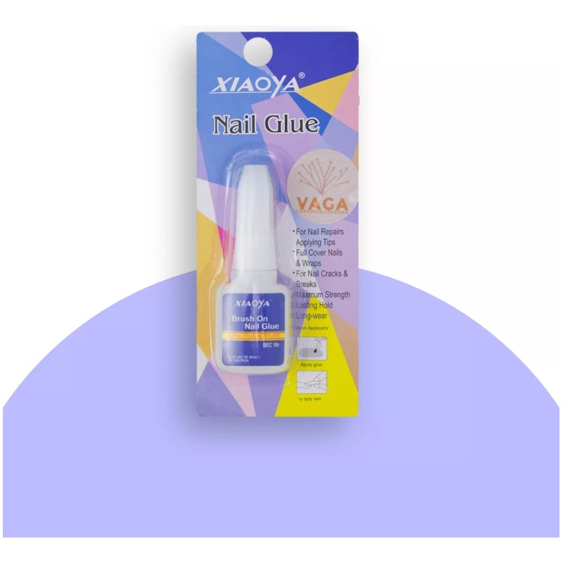 Vaga Pegamento Resina Brocha P/ Uñas Postizas Tips Decoracion