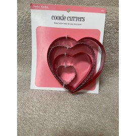 Nicole’s Kitchen Set (4)-Heart Shaped Nested Cookie Cutters-Gradua