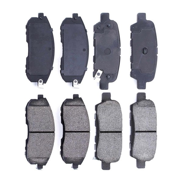 AUTO DN 2pcs Front Rear Disc Brake Pad Set,Front Brake