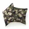 Beabes Pillow Cases Fashion Black Brown Green Camo Seamless Pattern