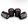 Aftermarket Black GR Toyota Valve Stem Caps for Supra, GR86,