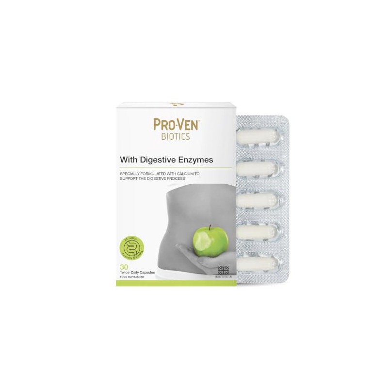 Pro-Ven Biotics with Digestive Enzymes | Daily Gut Support 25
