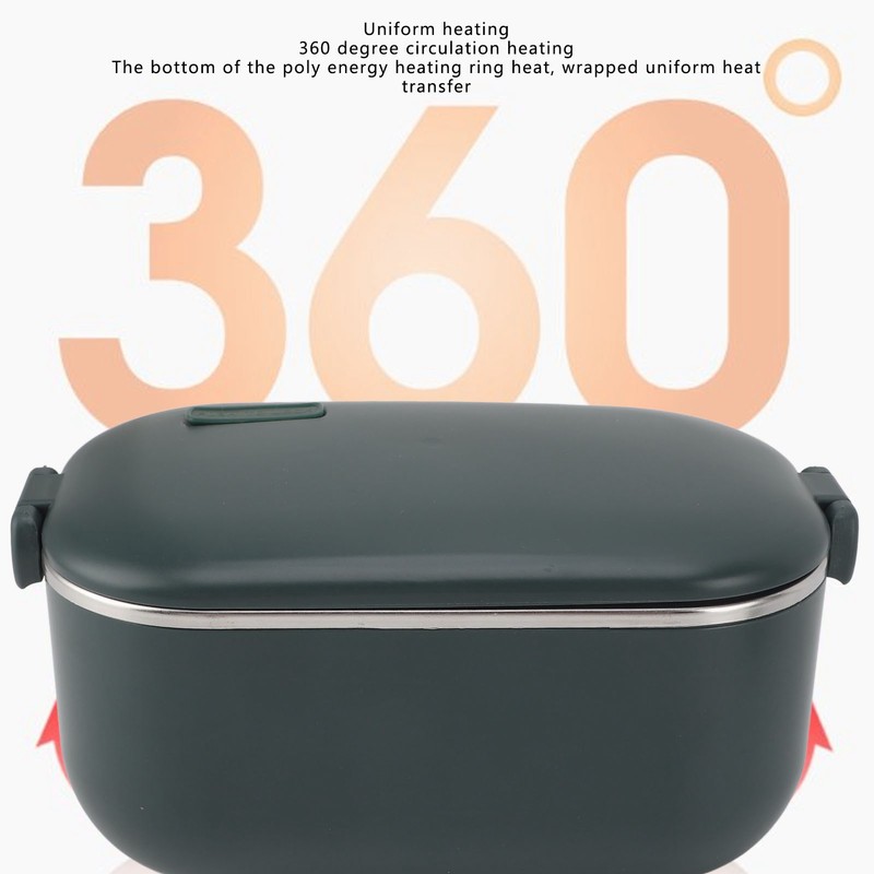 Electric Lunch Box Water Free Fast Efficient 360 Degree Even