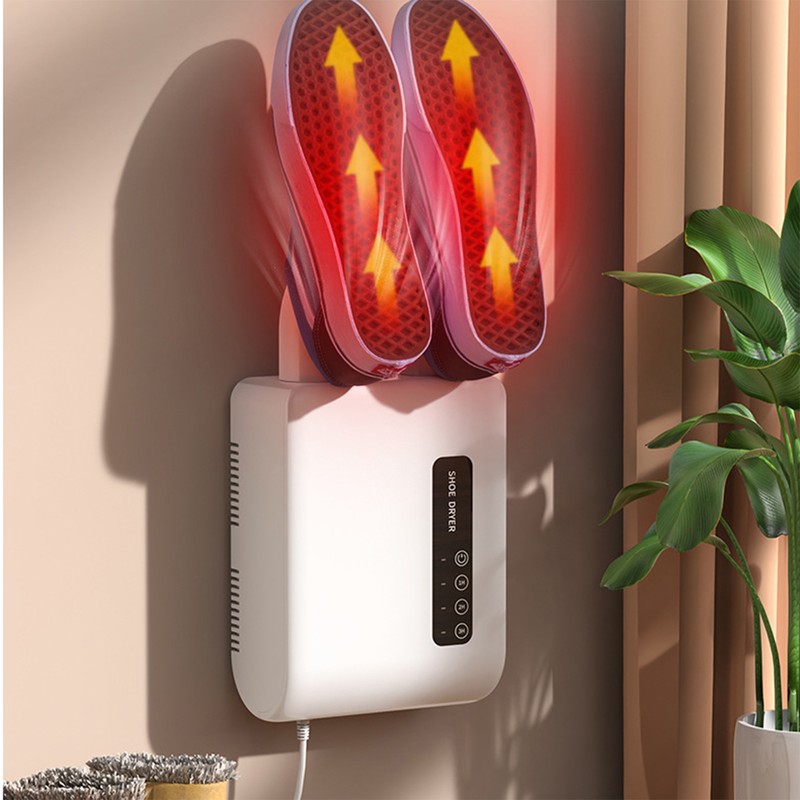Electric Shoes Dryer Timing Adhesive Wall Mounted Compact Shoes Drying