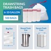 Reli. 6-10 Gallon Trash Bags Drawstring | 500 Count Bulk
