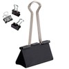 D.RECT Foldback Clips, Multi-Purpose Clips, Paper Metal Binder Clips for
