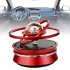 Car Aromatherapy Solar Energy Suspended Crystal Ball Rotating Car Aroma