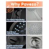 Pavezo® High Pressure Handheld Shower Head with Filter, ON/OFF Switch