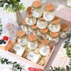 Threlaco 20 Pcs Baby Shower Favors Party Candle Lavender Scented