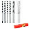 Brad Point Drill Bits Set, 15pcs 12 Inch Long Wood