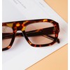 SDINM Trendy Square Sunglasses for Women Unique Fashion Designer Thick