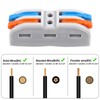 20Pcs Quick Connect Electrical Splicing Wire Connectors Kit Lever Wire