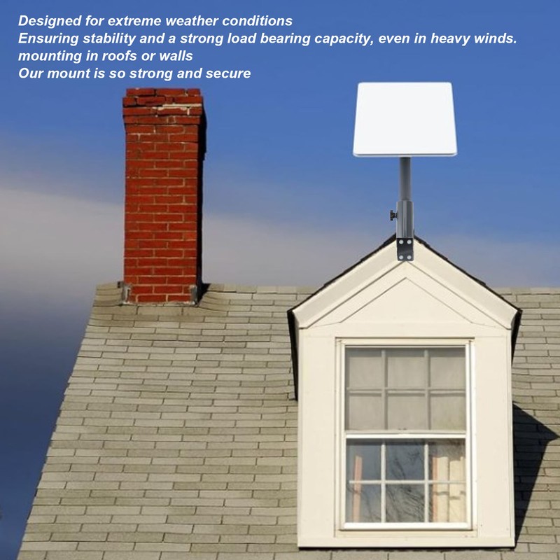 for Starlink Short Wall Mount Roof Mount with Adapter Weather