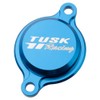 Tusk Aluminum Oil Filter Cover Blue Compatible with Yamaha YZ250F