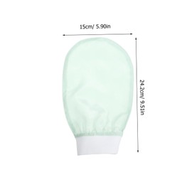 VICASKY Exfoliating Bath Glove Soft Rayon Scrub Gloves for Comfortable Practical Dead Skin Remover Versatile Skincare Essential Fruit