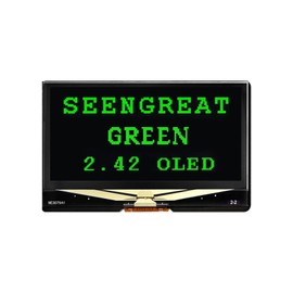 2.42inch OLED Display Module - 128x64 Resolution, SPI/I2C, Fits Raspberry Pi, Arduino, SSD1309 Driver Chip (Green)
