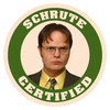 Dwight Schrute Certified The Office Funny Sticker
