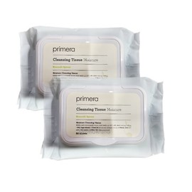 Primera Moisture Cleansing Tissue 50 sheets x 2 GM / 프리메라 모이스처 클렌징 티슈 50매 x 2개 GM
