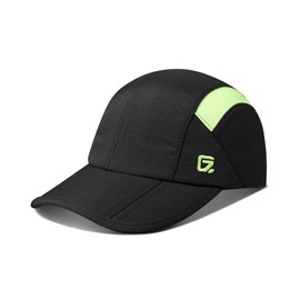 GADIEMKENSD Baseball Cap for Boys Girls Toddler Sun Hat Kids Hats with Adjustable Strap UPF50+ Outdoor Ball Caps Ponytail Hat Suitable for 2-5 Years Black-Fluorescent Green