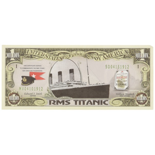 American Art Classics Titanic Novelty Money