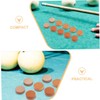 BESPORTBLE Leather Billiard Tips 20pcs Set Small Pool Tips Pool